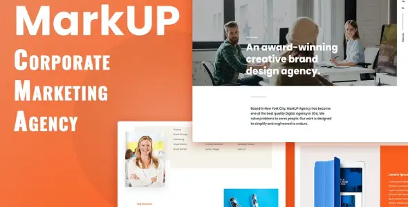 MarkUP – Corporate & Marketing Agency Elementor Template Kit
